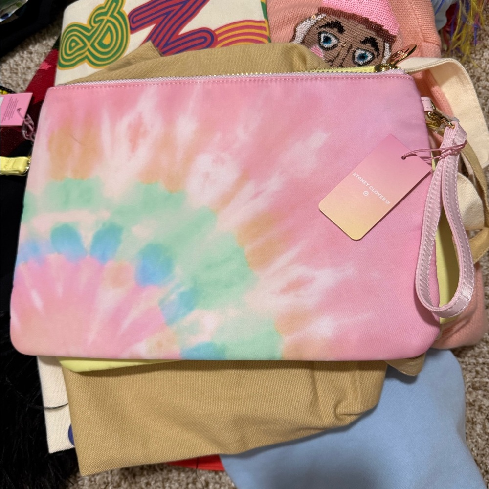 Stoney Clover Lane Tie-Dye Wristlet Clutch